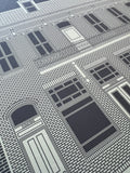 1630-1632 East Ohio Street - c. 1840 - 2008 Black and White Digital Print