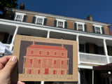 Overholt Homestead - 1838 Orange Miniature Digital Print