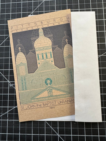 Saint John the Baptist Ukrainian Catholic Church - 1895 Green Miniature Digital Print