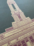 Old Main - 1930 Purple Digital Print