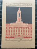 Old Main - 1930 Orange Digital Print