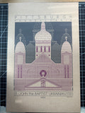 Saint John the Baptist Ukrainian Catholic Church - 1895 Purple Digital Print