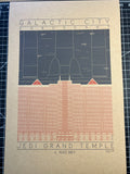 Jedi Grand Temple - c. 1032 BBY Orange Digital Print