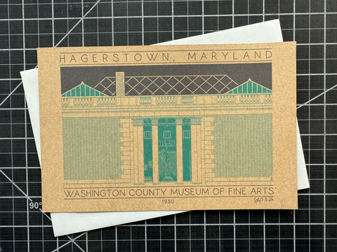 Washington County Museum of Fine Arts - 1930 Green Miniature Digital Print