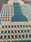 Fifth Avenue Place - 1988 Blue Digital Print