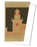 Thirty Mile Point Light - 1875 Orange Miniature Digital Print