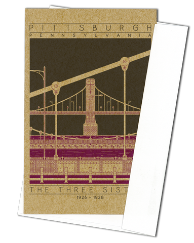 The Three Sisters - 1926 - 1928 Purple Miniature Digital Print