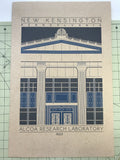Alcoa Research Laboratory - 1929 Blue Digital Print
