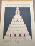 Gulf Building - 1932 Purple Digital Print