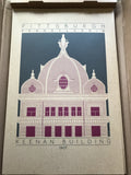 Keenan Building - 1907 Purple Digital Print