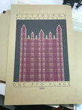 One PPG Place - 1984 Purple Digital Print