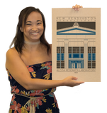 Alcoa Research Laboratory - 1929 Blue Digital Print