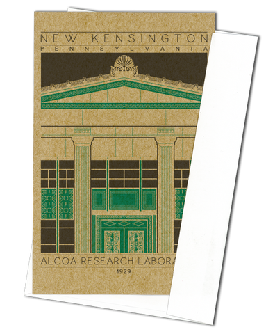 Alcoa Research Laboratory - 1929 Green Miniature Digital Print