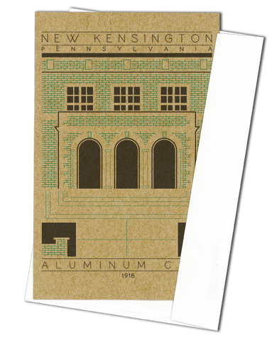 Aluminum Club - 1918 Green Miniature Digital Print