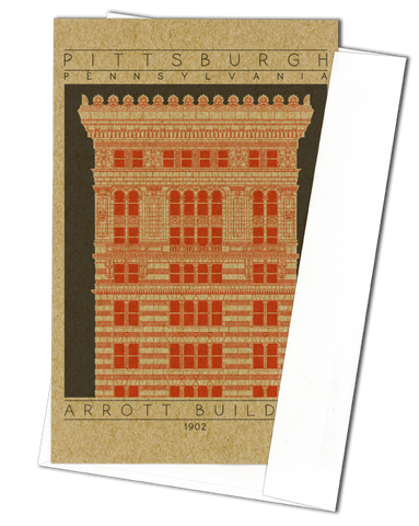 Arrott Building - 1902 Orange Miniature Digital Print