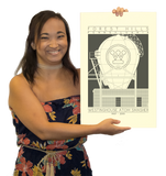 Westinghouse Atom Smasher - 1937 - 2015 Black Digital Print