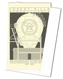 Westinghouse Atom Smasher - 1937 - 2015 Black Miniature Digital Print