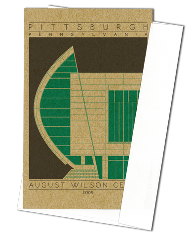 August Wilson Center - 2009 Green Miniature Digital Print