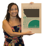 Daytona Beach Bandshell - 1937 Green Digital Print