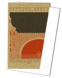 Daytona Beach Bandshell - 1937 Orange Miniature Digital Print