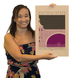 Daytona Beach Bandshell - 1937 Purple Digital Print