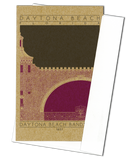 Daytona Beach Bandshell - 1937 Purple Miniature Digital Print