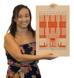 Benedum-Trees Building - 1905 Orange Digital Print