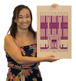 Benedum-Trees Building - 1905 Purple Digital Print