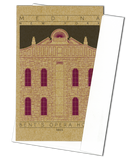 Bent's Opera House - 1865 Purple Miniature Digital Print
