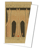 Brooklyn Bridge - 1883 Orange Miniature Digital Print