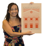 Casino Theater - 1900 Orange Digital Print