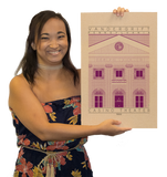 Casino Theater - 1900 Purple Digital Print