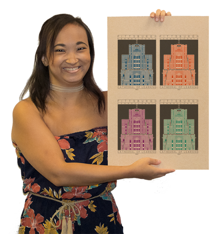 Cathedral of Learning - 1937 4-Up Digital Print