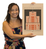 Cathedral of Learning - 1937 Orange Digital Print