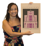 Cathedral of Learning - 1937 Purple Digital Print