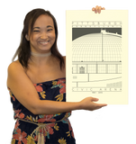 Civic Arena - 1961 - 2012 Black Digital Print