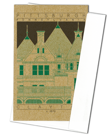 Clayton - c. 1870 Green Miniature Digital Print
