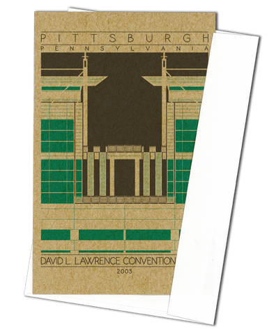 David L. Lawrence Convention Center - 2003 Green Miniature Digital Print