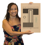 New Dattola Theater - 1942 Green Digital Print