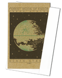 Death Star II - 4 ABY Green Miniature Digital Print