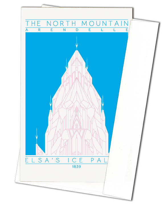 Elsa Castle Drawing Elsa's Ice Palace 1839 Pink Miniature Digital
