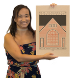 First Methodist Episcopal Church - 1898 Orange Digital Print