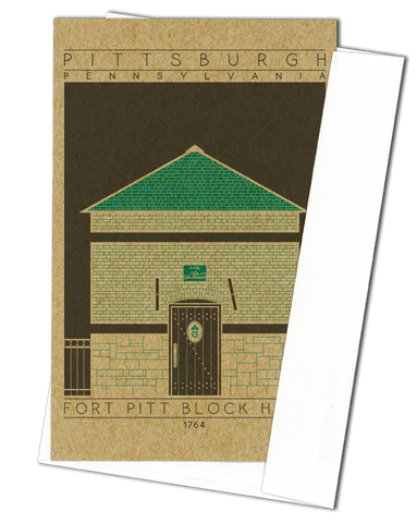 Fort Pitt Block House - 1764 Green Miniature Digital Print