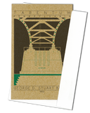 George D. Stuart Bridge - 1952 Green Miniature Digital Print