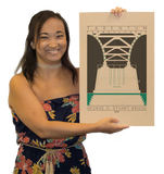 George D. Stuart Bridge - 1952 Green Digital Print