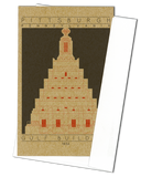 Gulf Building - 1932 Orange Miniature Digital Print