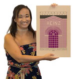 Heinz Employees' Auditorium - 1930 Purple Digital Print