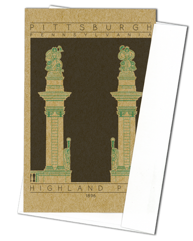 Highland Park - 1896 Green Miniature Digital Print