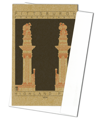 Highland Park - 1896 Orange Miniature Digital Print