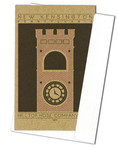 Hilltop Hose Company No. 3 - 1911 Purple Miniature Digital Print